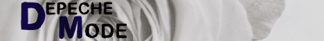 Depeche Mode: The Best Of, Volume 1 - standard web banner